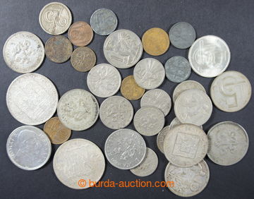 219806 - 1918-1939 PARTIE / 33 coins, contains i.a. memorial 20CZK 19