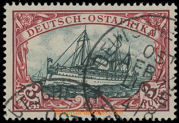 219942 - 1901 Mi.21aI, Císařská jachta 3R tmavě karmínová s DR 