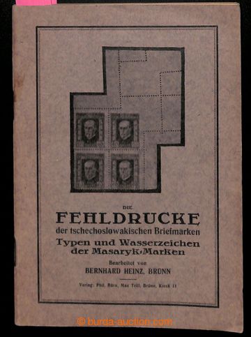 220054 - 1927 DIE FEHLDRUCKE DER TSCHECHOSLOWAKISCHEN BRIEFMARKEN / m