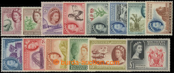 220127 - 1953 SG.78-91, Elizabeth II. - Motives, ½P - £1, complete 