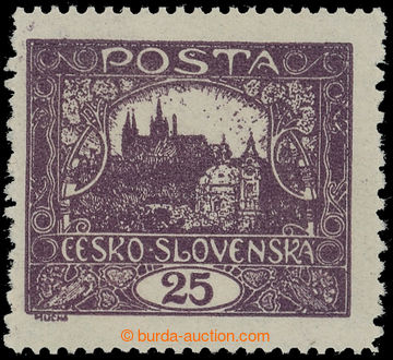 220143 -  Pof.11F IIp, 25h violet, line perforation 13¾ : 11½, bar 