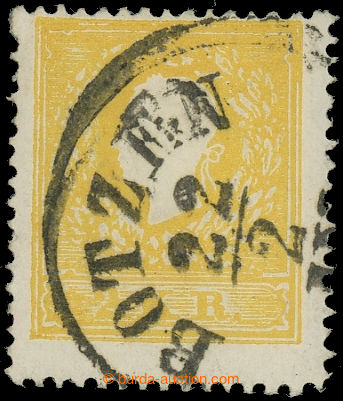 220267 - 1858 Ferch.10I, Franz Joseph I. 2 Kreuzer dark yellow, CDS B