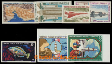 220286 - 1968-1973 selection of 7 IMPERFORATED stamps: Mi.18, 25-27, 