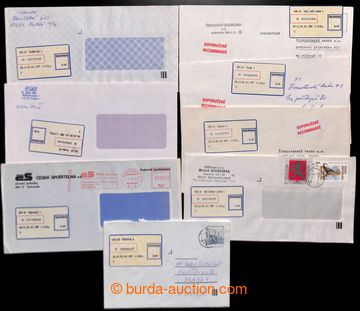 220297 - 1994 comp. 8 pcs of Reg letters with labels APOST, type I (b