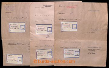 220302 - 1994 comp. 10 pcs of money letters sent to Živnostenskou ba