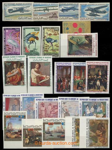 220318 - 1968-1981 selection of 24 imperforated stamps, contains i.a.