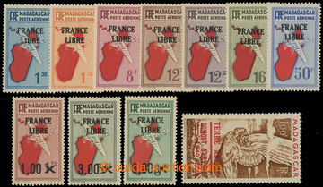 220321 - 1943-1948 Mi.335-341, 342-344, 417, set airmail stamps 1.50F
