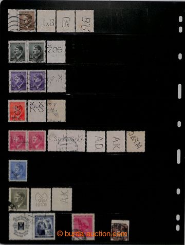 220413 - 1939-1941 [SBÍRKY]  sbírka 170ks zn. s perfiny; uloženo n