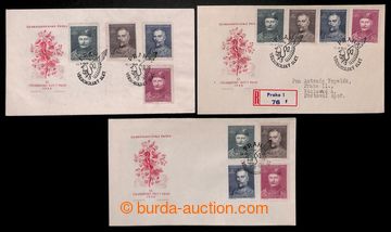 220416 - 1948 FDC 3B/48, XI. Sokol festival in Prague 1948 with compl