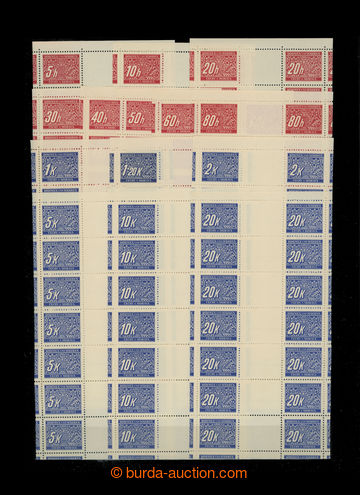 220419 - 1939 Pof.DL1-DL14, Postage due stmp, complete set of 14-zn. 
