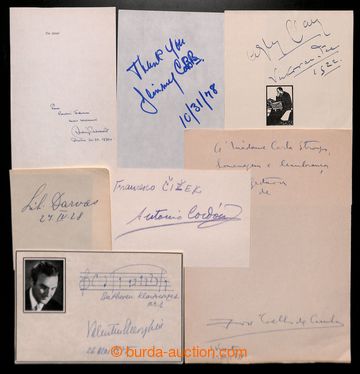 220483 -  [COLLECTIONS]  SELECTION of / set total 67 signatures Czech