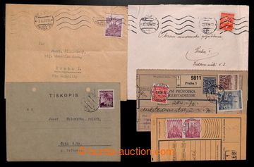 220486 - 1939-1944 comp. 5 pcs of entires with with perfins, 1x ident
