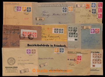 220493 - 1940-1943 comp. 15 pcs of entires franked with. service stmp