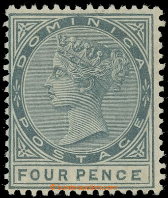 220537 - 1886-1890 SG.24a, Victoria 4P grey with plate variety - malf