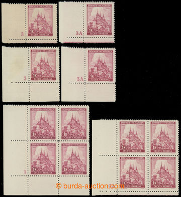 220548 - 1939 Pof.31 plate number, Landscape the first issue., Prague