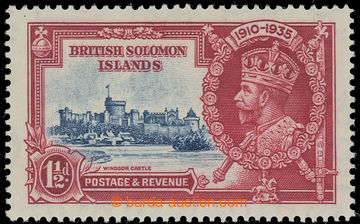 220551 - 1935 SG.53f, Jubilee George V. 1½P with plate variety - Dia