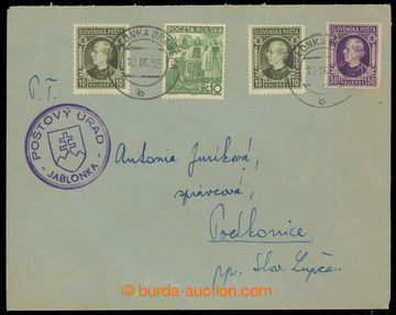 220596 - 1939 POLSKÝ occupation  / letter franked with. 3 pcs of sta