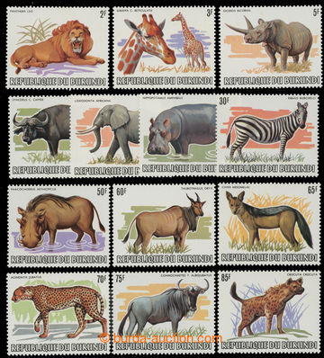 220703 - 1982 Mi.1583-1595, Africká fauna 2F-85F, kompletní série 