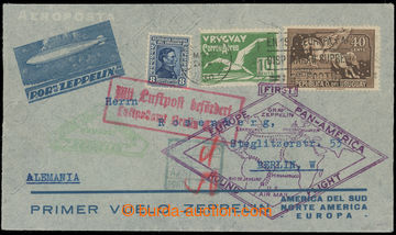 220718 - 1930 ZEPPELIN / SÜDAMERIKAFAHRT 1930, envelope addressed to
