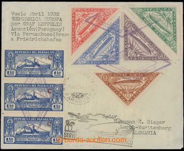 220720 - 1932 ZEPPELIN / SÜDAMERIKA FAHRT / Reg Zeppelin-letter to G