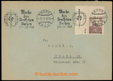 220735 - 1940 SPR32, BRNO 2/ 29.X.40/ Woche des Deutschen Buches, lux