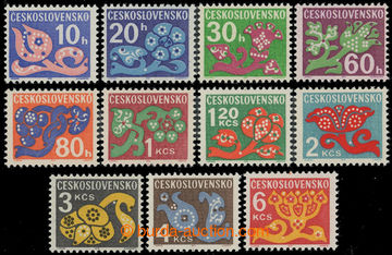 220903 - 1971 Pof.D92xb-103xb, Květy, kompletní série na papíru -