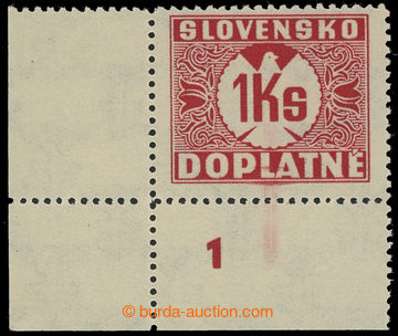 220912 - 1939 Sy.D8Y DČ VV, 1Ks, levý dolní rohový kus s DČ a VV
