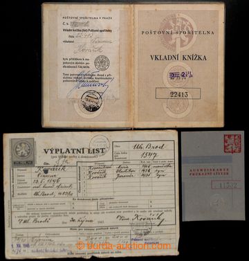 221030 - 1939 PROTECTORATE / VKLADNÍ KNÍŽKA of Postal saving bank 