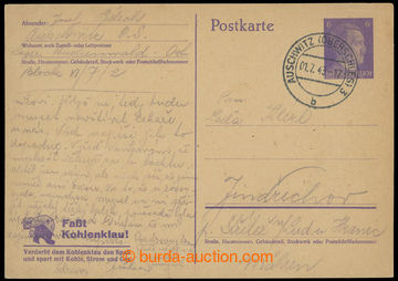 221082 - 1943 C.C. AUSCHWITZ - LAGER BUCHENWALD OST/ correspondence c