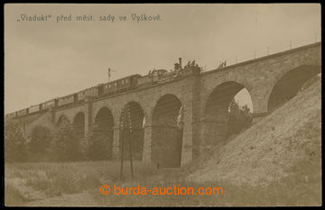 221124 - 1908 VYŠKOV - viaduct before/(in front of) městskými park