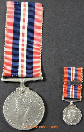 221141 - 1945 VELKÁ BRITÁNIE / Válečná medaile Jiřího VI. 1939
