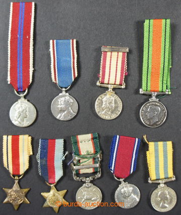 221142 - 1945-1953 GREAT BRITAIN / MINIATURY / comp. of 9 miniatures 