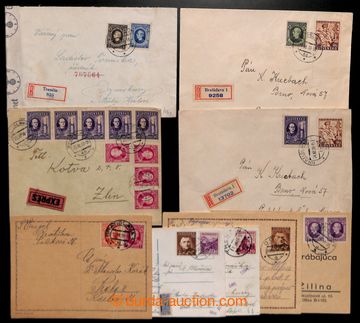 221177 - 1939-1943 selection of 16 pcs of entires mainly (outside 2 p