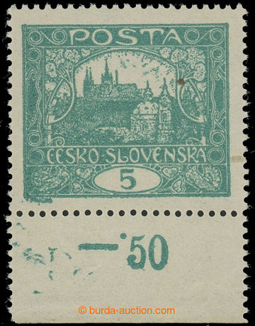 221183 -  Pof.4A Is, 5h blue-green, perf comb perforation 13¾ : 13½