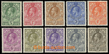 221322 - 1933 SG.11-20, George V. 1/2-10Sh; complete set, very fine, 