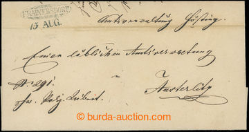 221395 - 1849 CZECH LANDS/ folded letter to Slavkov with oval decorat