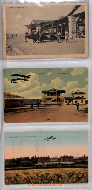 221401 - 1900-1939 [COLLECTIONS] AIRCRAFTS, Zeppelins, SHIPS collecti
