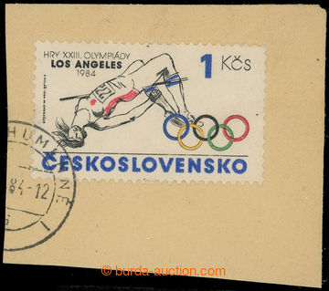 221408 - 1984 Pof.2663N, Olympic Games Los Angeles 1Kčs, for politic