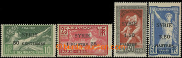 221594 - 1924 Mi.227-229, Summer Olympic Games Paris 1924 with overpr