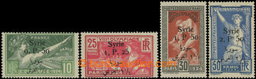 221595 - 1924 Mi.254-257, LOH Paříž 1924 s přetiskem (III.); svě