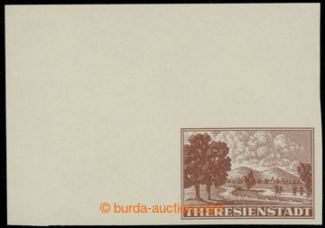 221659 - 1944 Pof.PrA1a, Admission stmp, UL corner piece from miniatu