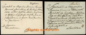 221694 - 1815-1818 UNGVAR, MUNKÁCS  comp. of 2 prephilatelic letters