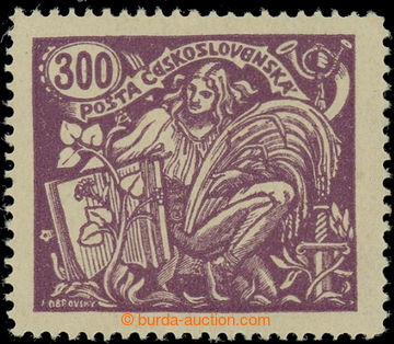 221796 -  Pof.175A, 300h violet, perf line perforation 13¾, type III