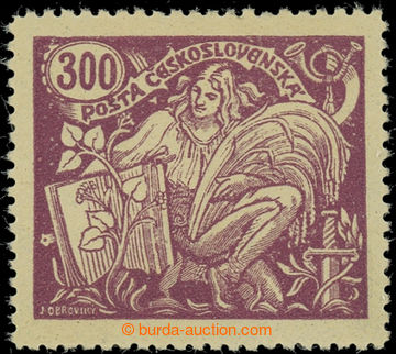 221797 -  Pof.175A, 300h violet, perf line perforation 13¾, type II.