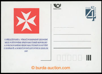 221818 - 1997 CDV22/PM6, přítisk Řád Maltézských rytířů; lux
