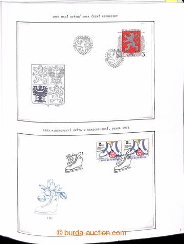 221829 - 1993-2002 [COLLECTIONS]  collection of FDC on pages in 3 spr