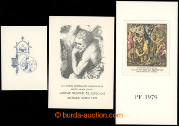 221837 - 1978 PLATE PROOF  Pof.A2334/2335A, miniature sheet Tizian, p