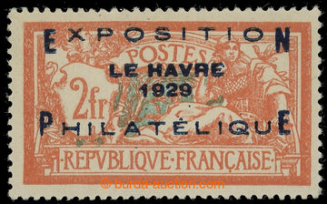 221855 - 1929 Mi.239, Merson 2Fr orange-red with overprint EXPOSITION