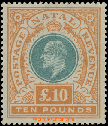 221953 - 1902-1903 SG.145, Edward VII. £10 orange / green; very fine
