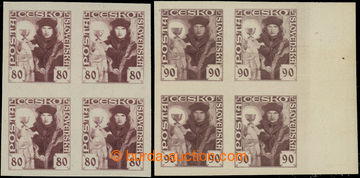 221967 -  PLATE PROOF  Pof.162-163, plate proofs both values 80h and 